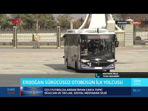 Cumhurbaşkanı Erdoğan Sürücüsüz Otobüsü Test Etti | Dördüncü Nesil Elektrikli Otobüsün Neden Önemli Olduğunu Açıkladı