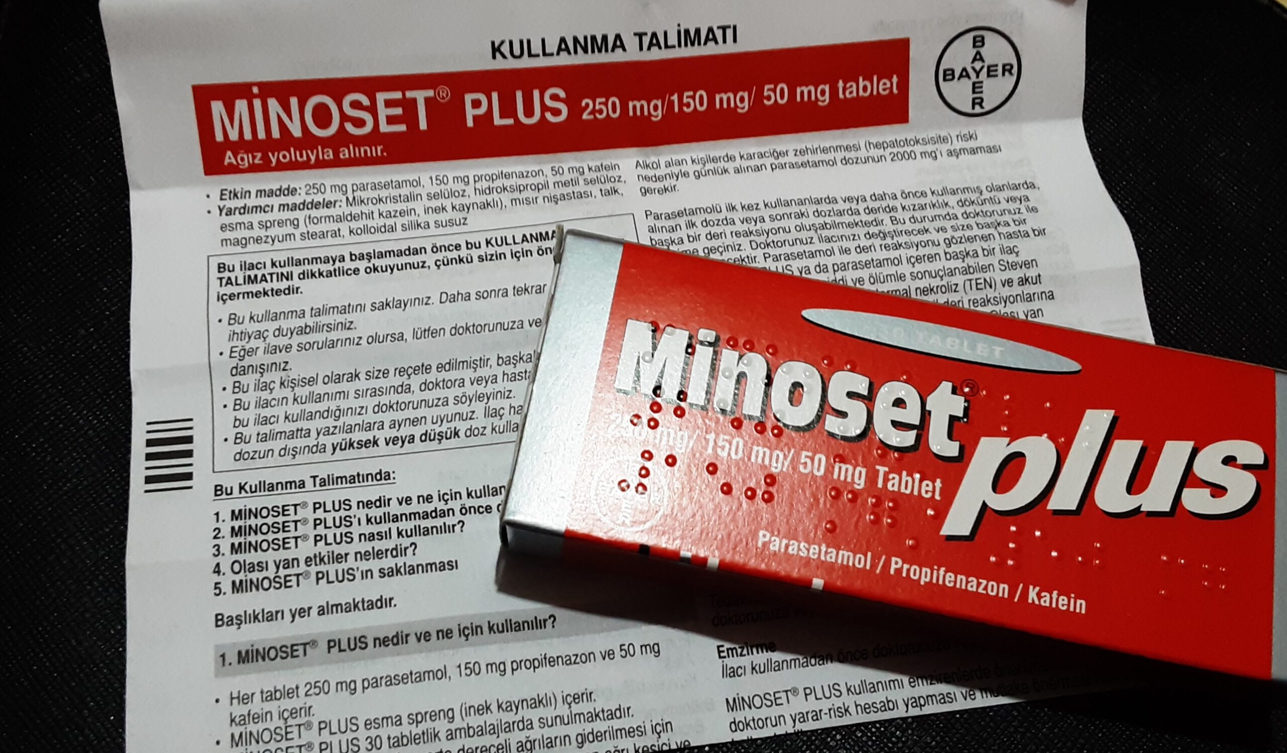 Minoset Plus Ne İşe Yarar | Minoset 250 mg/150 mg/50 mg Nedir Nasıl Kullanılır?