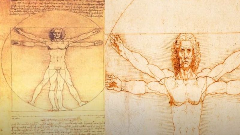 Vitruvius Adamı ve Leonardo da Vinci