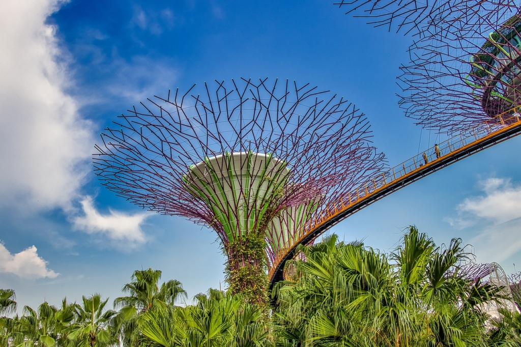 singapore, view, architecture