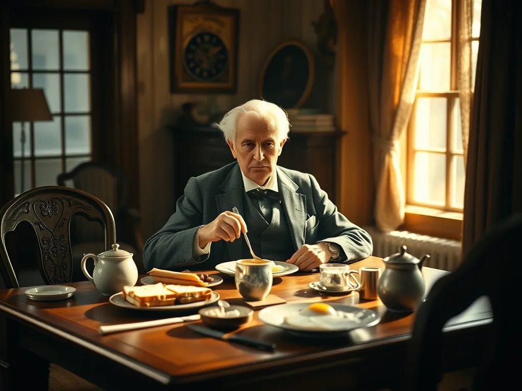 Thomas Edison Sıcak Elmalı Çörek seviyor...