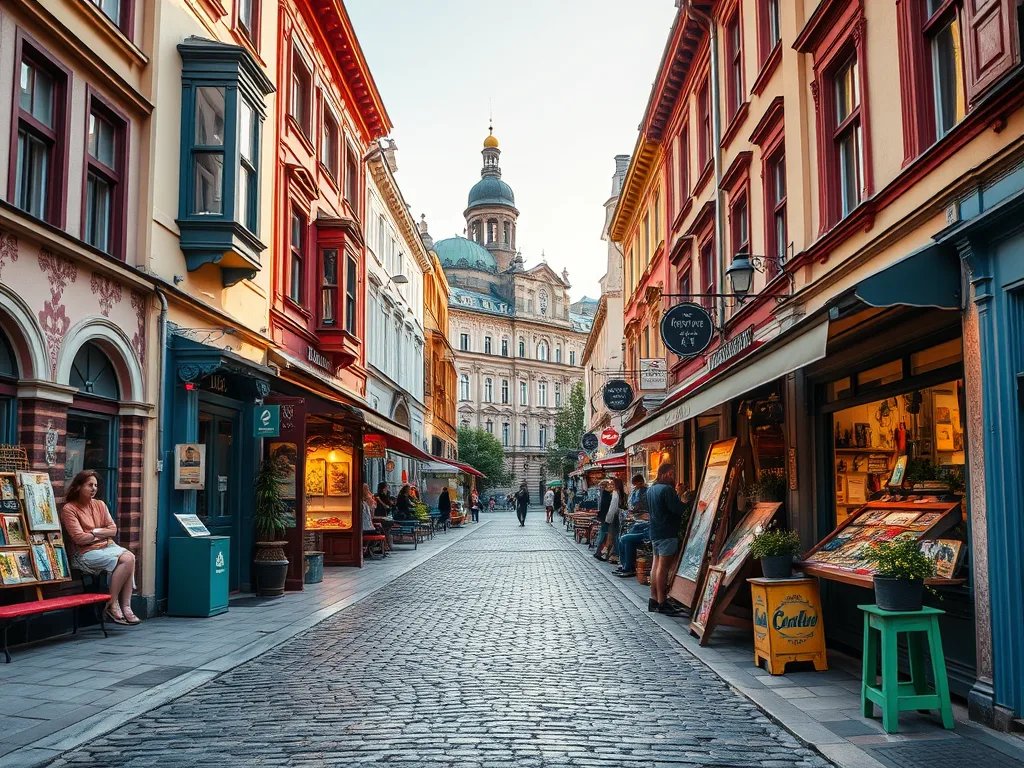 Kiev’in bohem ruhunu taşıyan bu sokakta sanat galerileri, kafeler ve yazar Bulgakov’un evi gibi kültürel duraklar var.