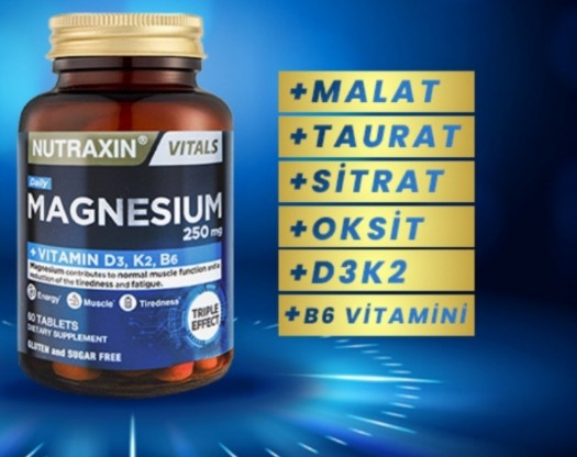 Nutraxin Magnezyum Ne İşe Yarar | Nutraxin Magnezyum Faydaları Ne? 