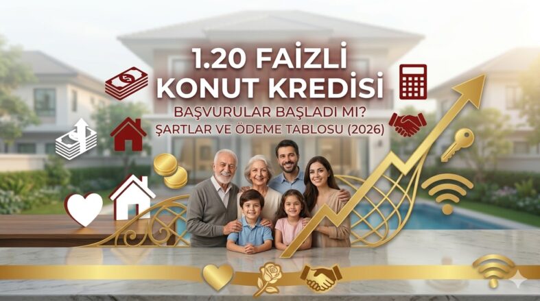 1.20 Faizli Konut Kredisi Başvuruları