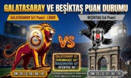 Beşiktaş – Galatasaray Derbisi Sonrası Güncel Puan Durumu (Mart 2026)