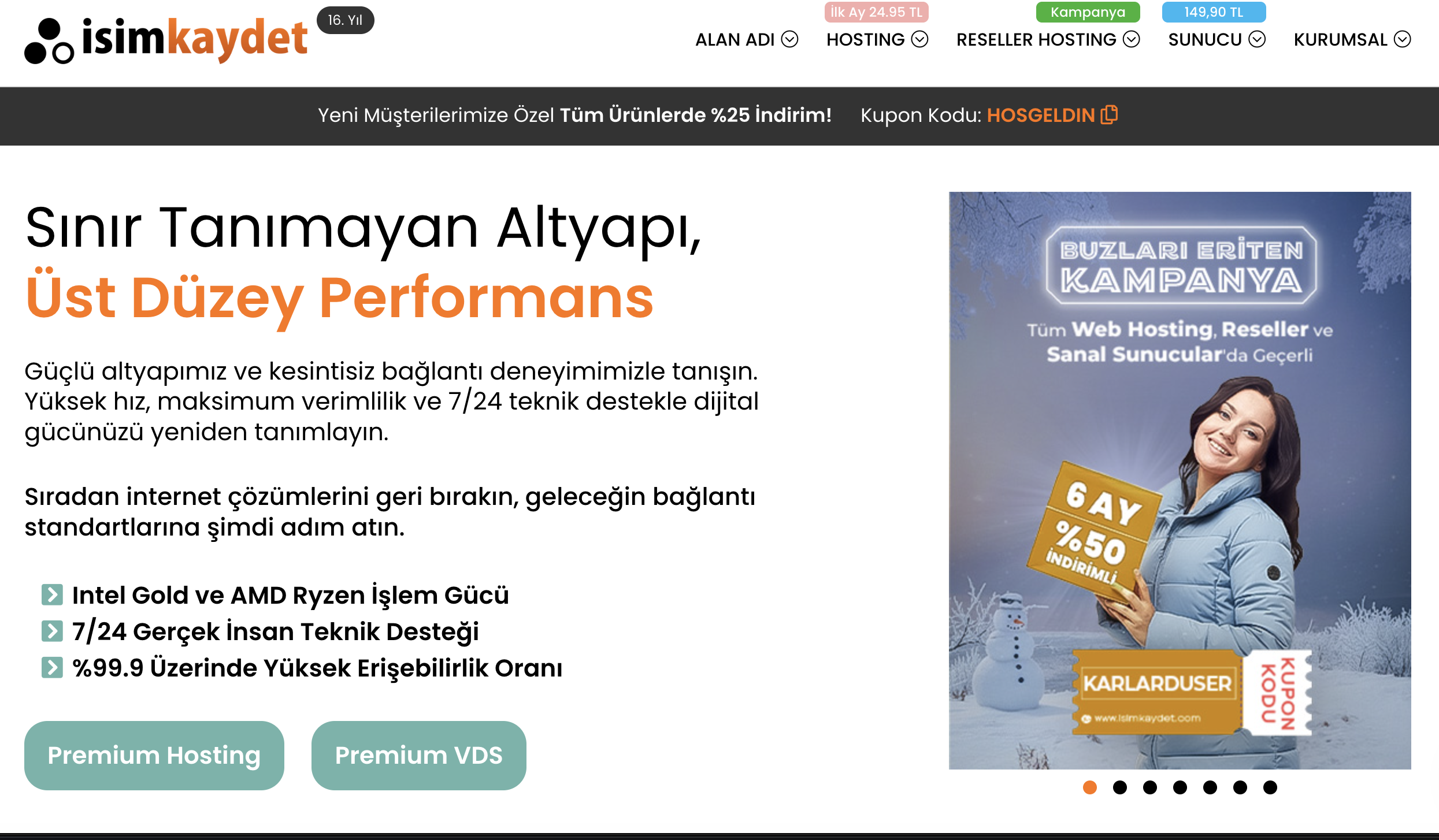 Premium Hosting ve Ekonomik Hosting Seçenekleri