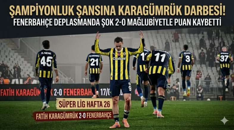 Fenerbahçe Zirvede Ağır Yara Aldı