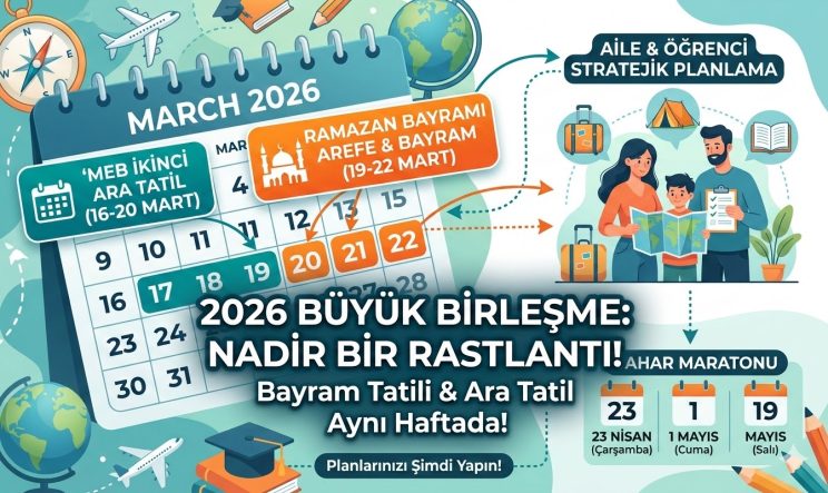 Ramazan Bayramı Tatili Ne Zaman? 2026 MEB Çalışma Takvimi ve 9 Günlük Tatil Detayları