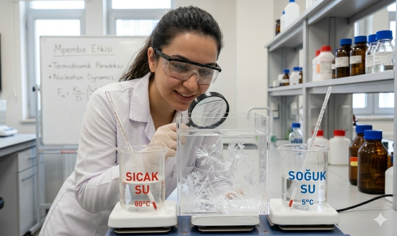 Sıcak Su Soğuk Sudan Daha mı Çabuk Donar? Mpemba Etkisi Hakkında Şaşırtıcı Gerçekler