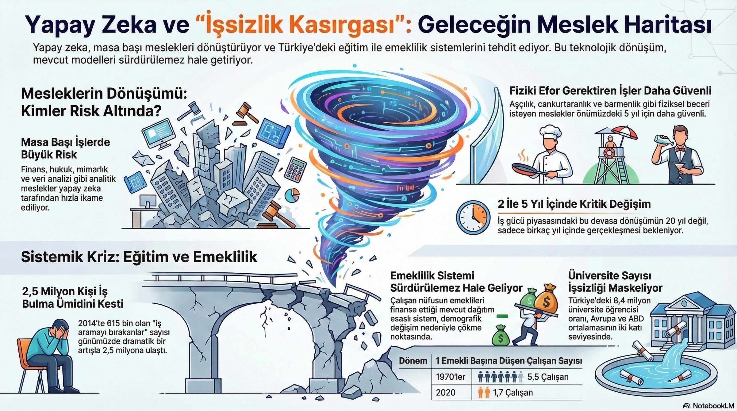 Diplomanız Çöp mü Oluyor? Yapay Zeka ve Meslekler İçin Yaklaşan Büyük Kasırga