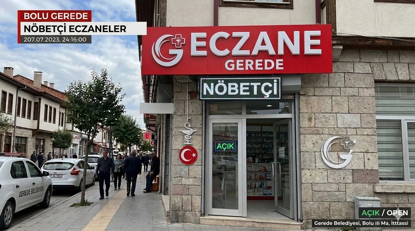 BOLU Gerede Nöbetçi Eczaneler