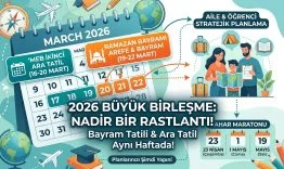 Ramazan Bayramı Tatili Ne Zaman? 2026 MEB Çalışma Takvimi ve 9 Günlük Tatil Detayları