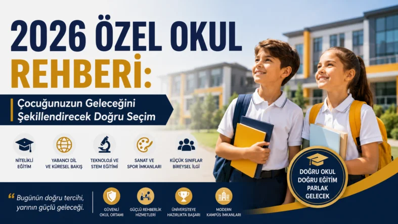 2026 Özel Okul Rehberi: Çocuğunuzun Geleceğini Şekillendirecek Doğru Seçim
